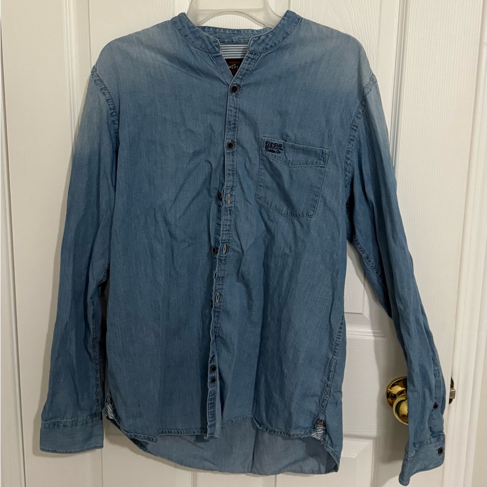 U.S. Polo Assn. Light Blue Denim Shirt